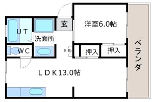 大和川ハイツⅡ202号室 リノベーション済み　大阪メトロ　八尾南　徒歩12分 イメージ